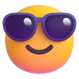 Smiling face with sunglasses